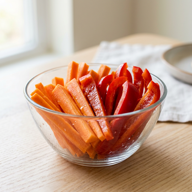 1. Carrot & Red Pepper (Beta-Carotene Power)