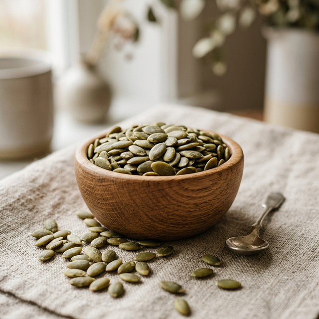 2. Raw Pumpkin Seeds (Sleep Friendly)