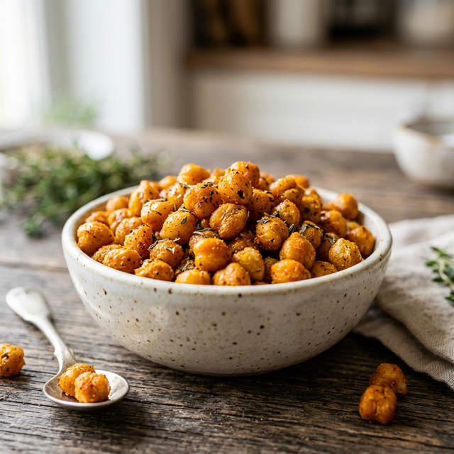 Homemade Spicy Chickpea Chips